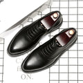 Pointed Men's Shoes Business Work Leather Shoes