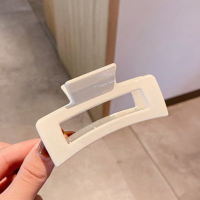 Vintage Frosted Catch Clip Candy-colored Hairpin Hair Catch Female Head Shark Clip