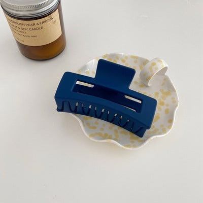 Vintage Frosted Catch Clip Candy-colored Hairpin Hair Catch Female Head Shark Clip