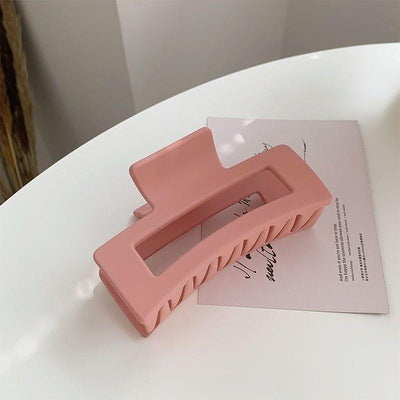 Vintage Frosted Catch Clip Candy-colored Hairpin Hair Catch Female Head Shark Clip