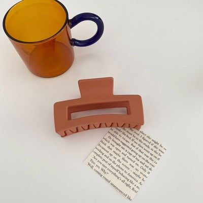 Vintage Frosted Catch Clip Candy-colored Hairpin Hair Catch Female Head Shark Clip