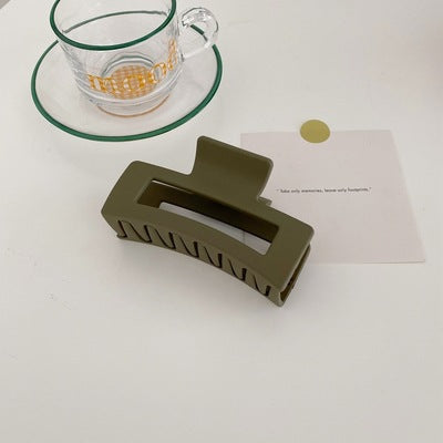 Vintage Frosted Catch Clip Candy-colored Hairpin Hair Catch Female Head Shark Clip